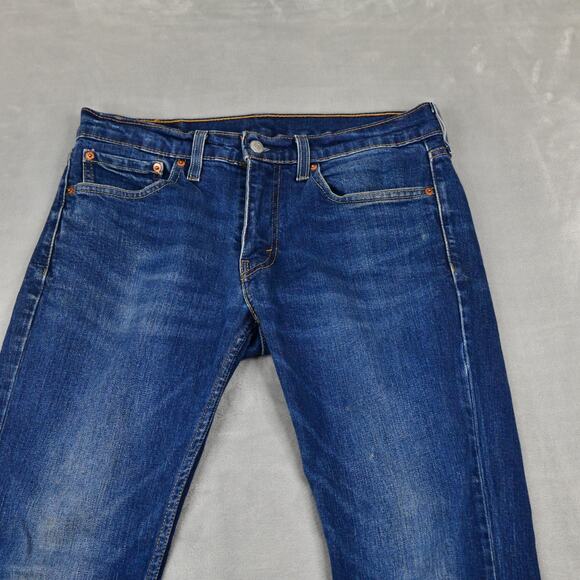 Levis Jeans 511 Mens 32x30 (31x29 Meas) Slim Fit Blue Denim - Picture 3 of 9